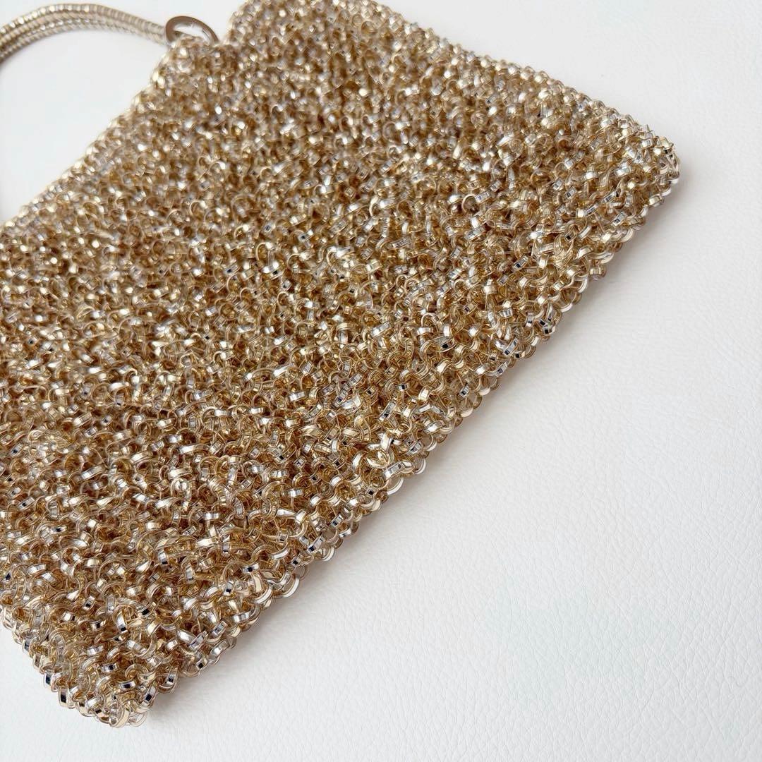 極美品　アンテプリマ　スタンダード　スクエア　ミディアム　シルバーゴールド