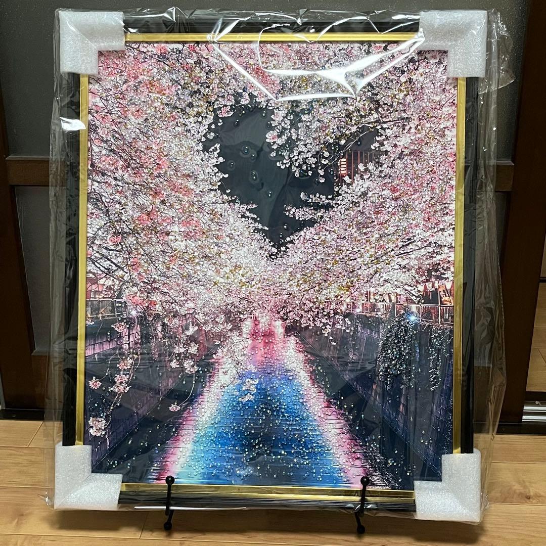 桜　クリスタルアート（クリスタルピクチャー）　SAKURA