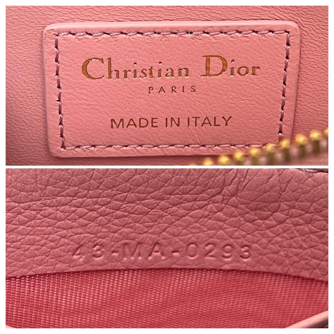 ディオール カロ ラベンダー ウォレット ケース ピンク ハート