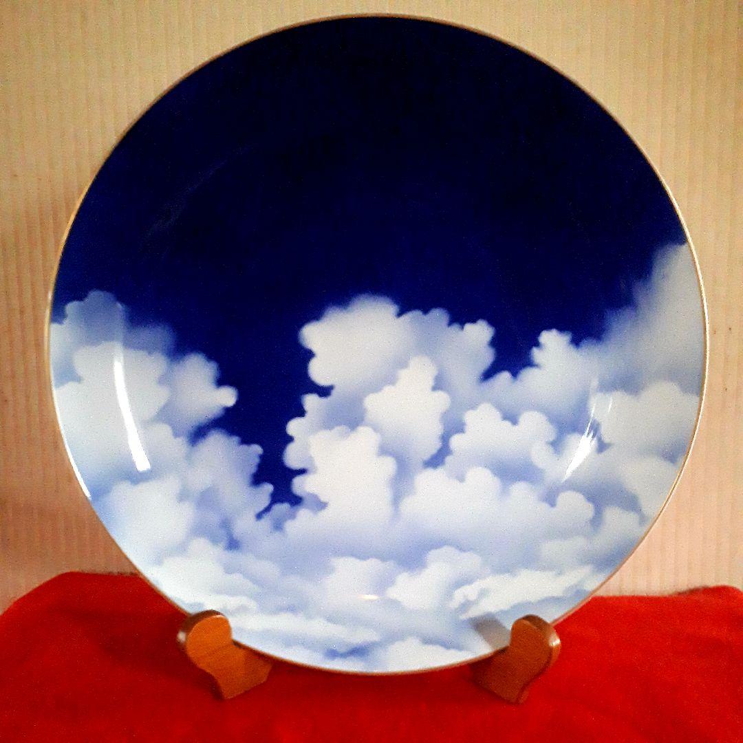 深川製磁の、大空図の大皿