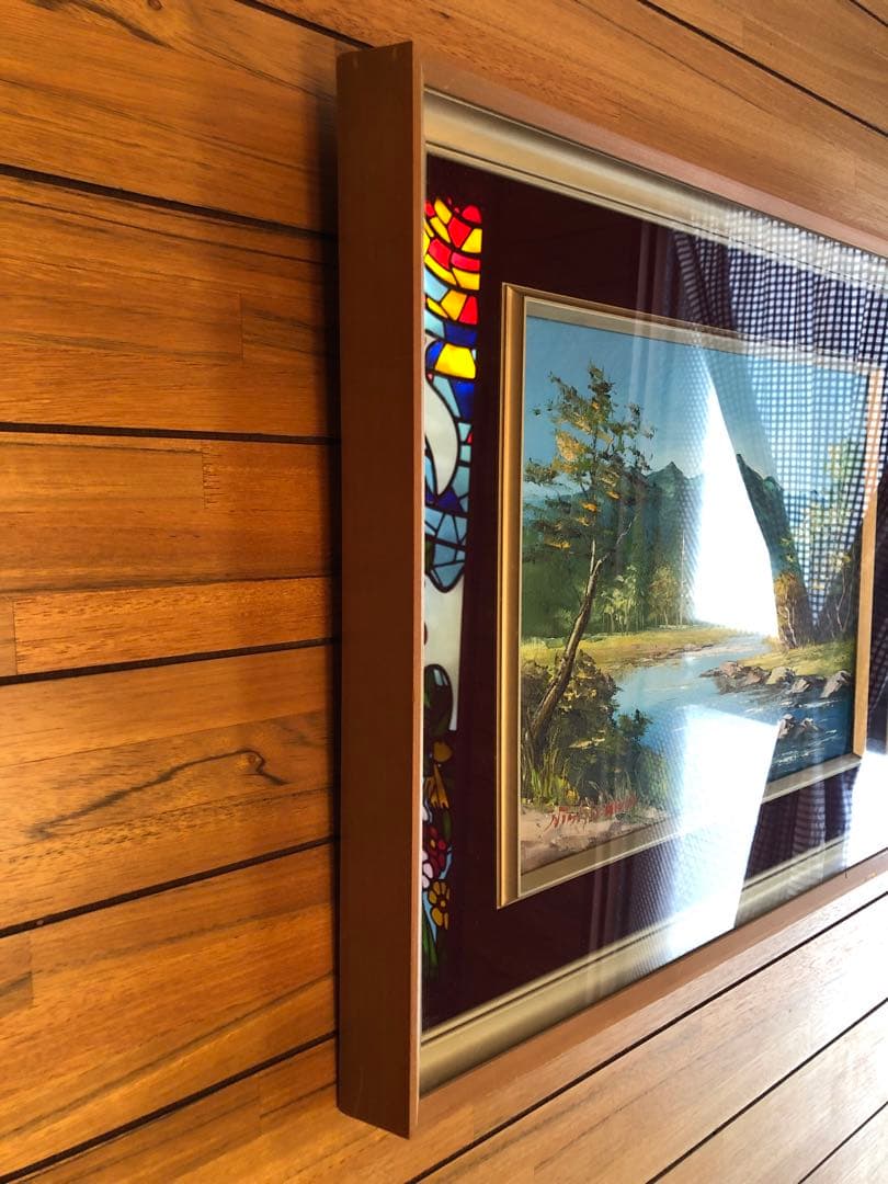 【絵画作品】風景画　西澤画伯　絵画　油絵　アート　F6号　状態優良！