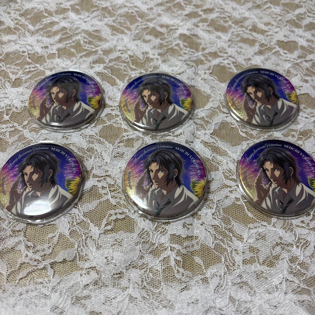 テニプリ　幸村精市　サマバレ缶バッジ