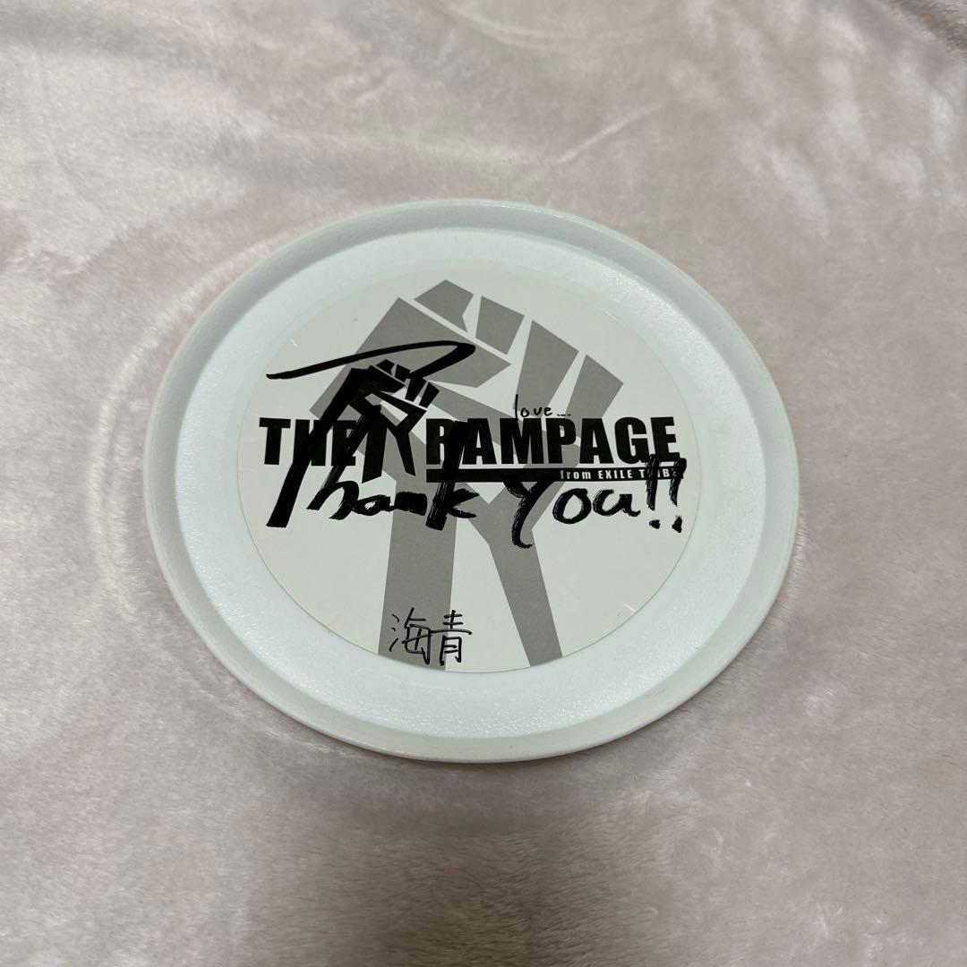 THE RAMPAGE 武知海青　サイン　フリスビー