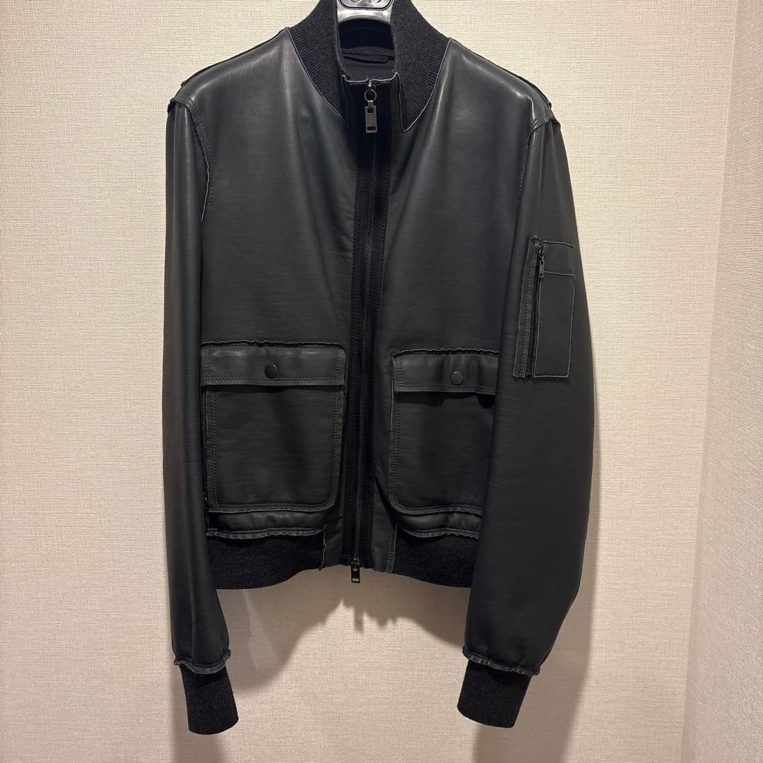 【ルカ期】LANVIN ランバン レザージャケット　アーカイブ2011AW