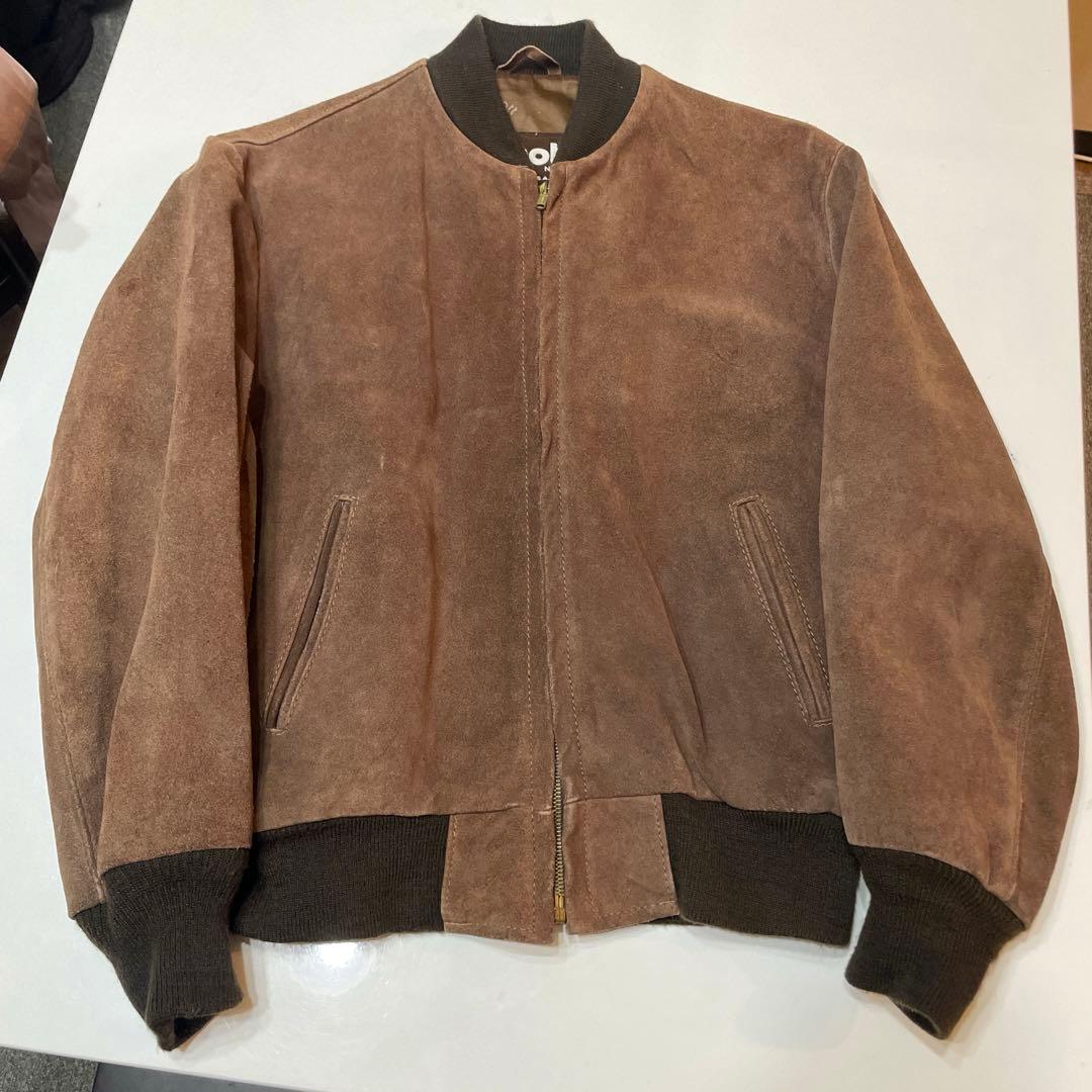 ショットSchott スエード ブルゾン レザージャケット MA1