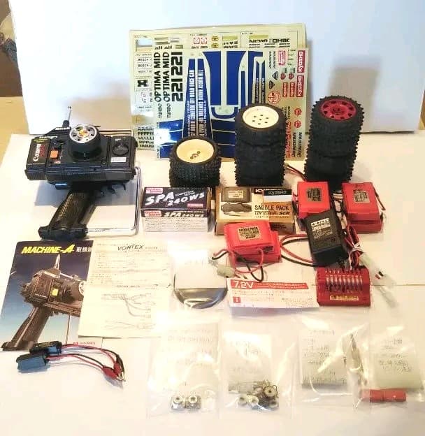 京商ターボオプティマミッドスペシャル、当事物オプション多数、フルセット走行可能品