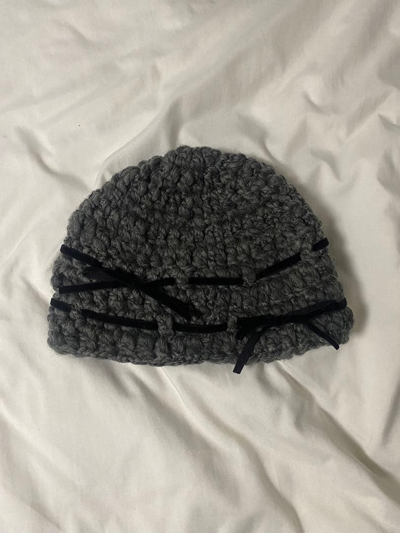 【限定値下げ】CROCHEANT Short Ribbon Beanie