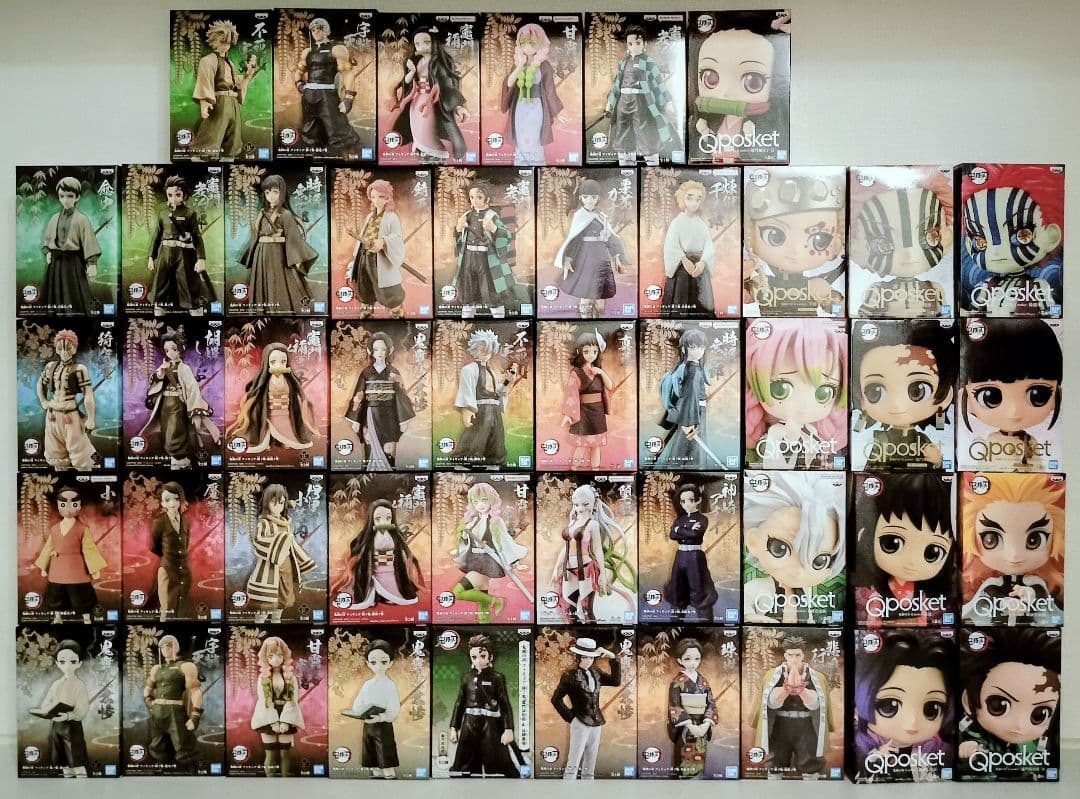 鬼滅の刃 絆ノ装 鬼ノ装 46体 セピア Qposket まとめ売り【未開封】