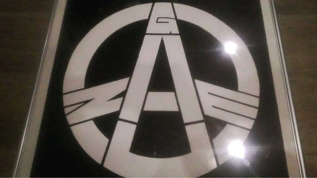 激稀少シルクスクリーンポスター/GAUZE/ポスターフレーム付