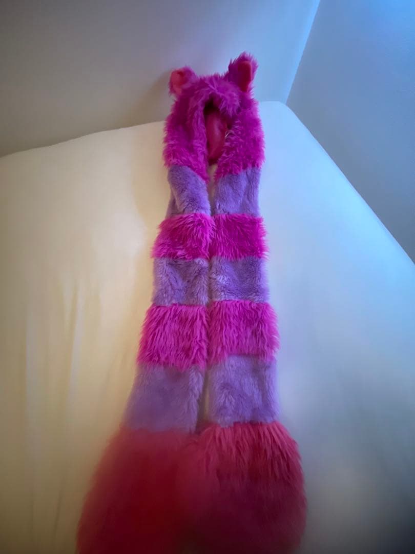 ディズニー チェシャ猫 マフラーキャップ