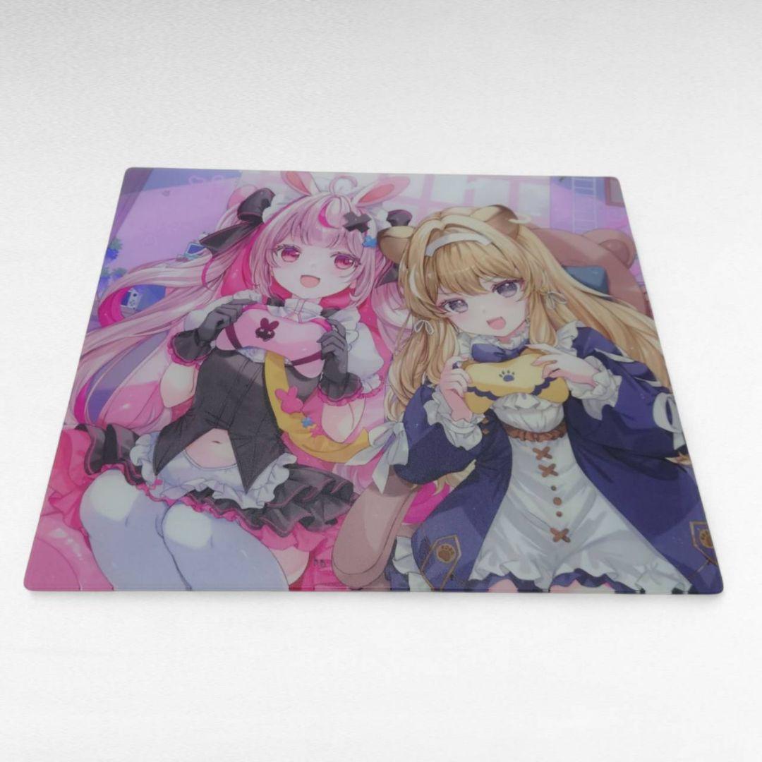 A5 ガラスマウスパッド 兎鞠まり レグルシュ ライオンハート サイン 氷菜先生