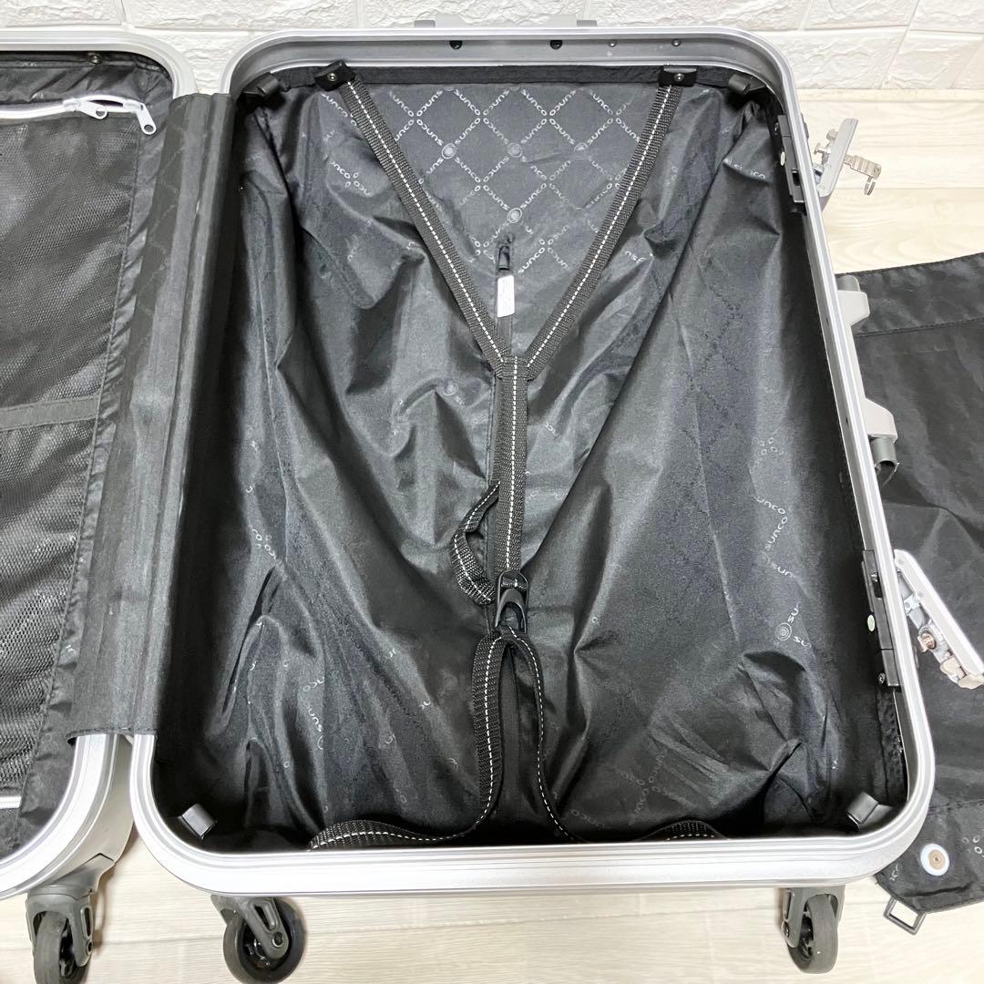 SUNCO サンコー　スーツケース　スーパーライト　MG-C 73L シルバー