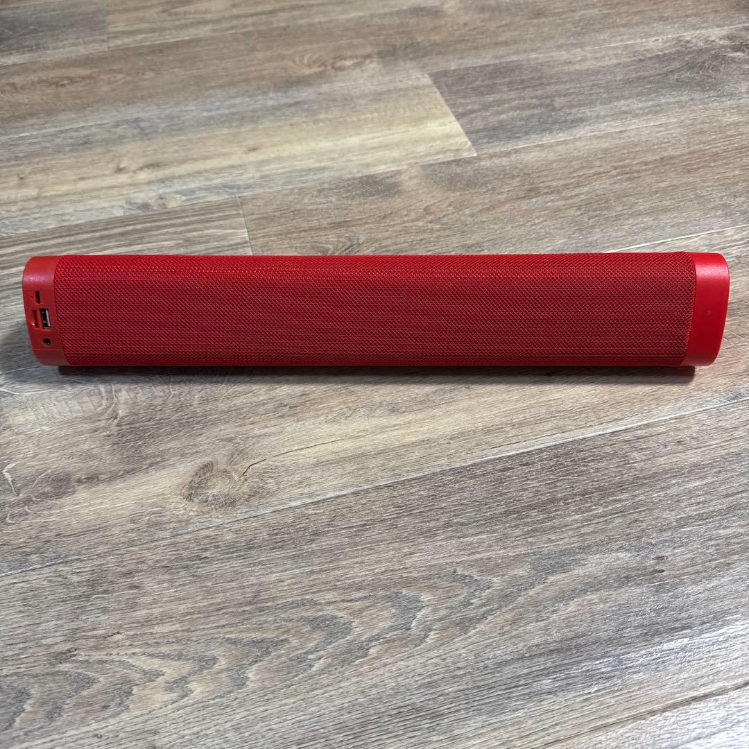 ワイヤレススピーカー レッド