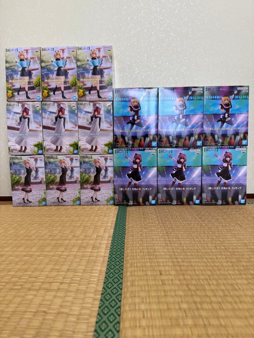 推しの子　MEMちょ・有馬かな・ルビー私服デートフィギュア　各３個×５種＝１５個