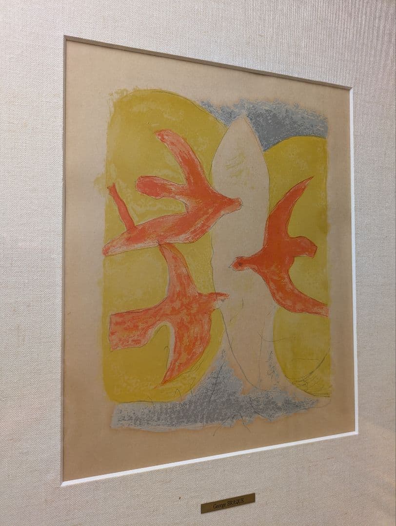 cジョルジュ ブラックのリトグラフ　春