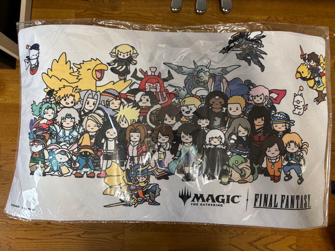 ちびキャラ　プレイマット　マジックザギャザリング　ファイナルファンタジー