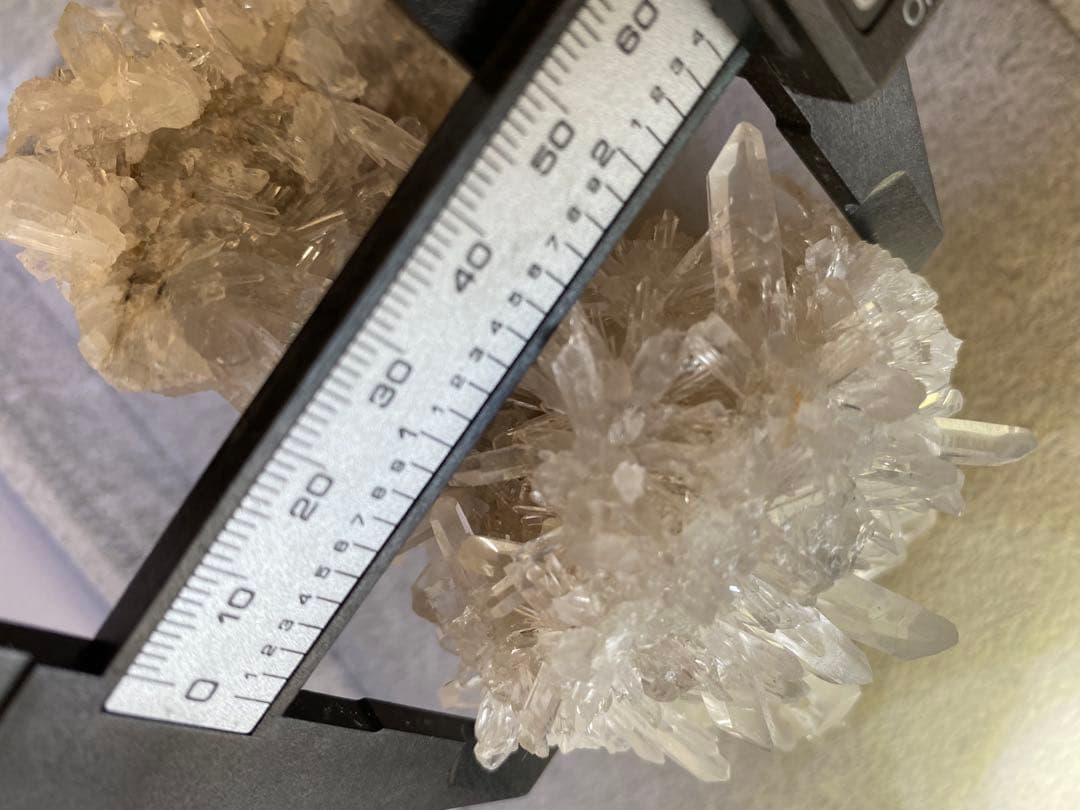 T1013-3最終特価★広西産　結晶花水晶クラスター　天然石　原石　菊花水晶