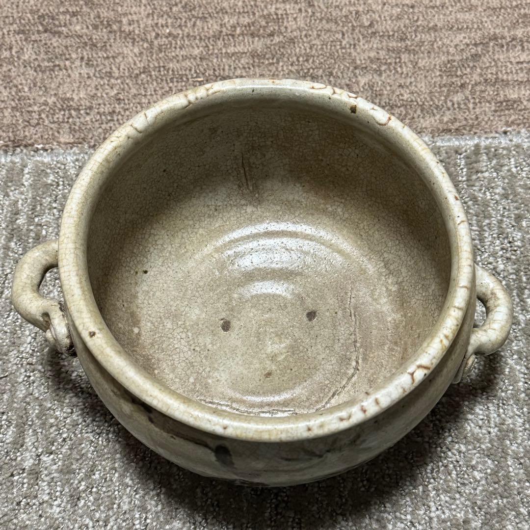 茶道具　唐津焼　古唐津　絵唐津　鉢　時代箱