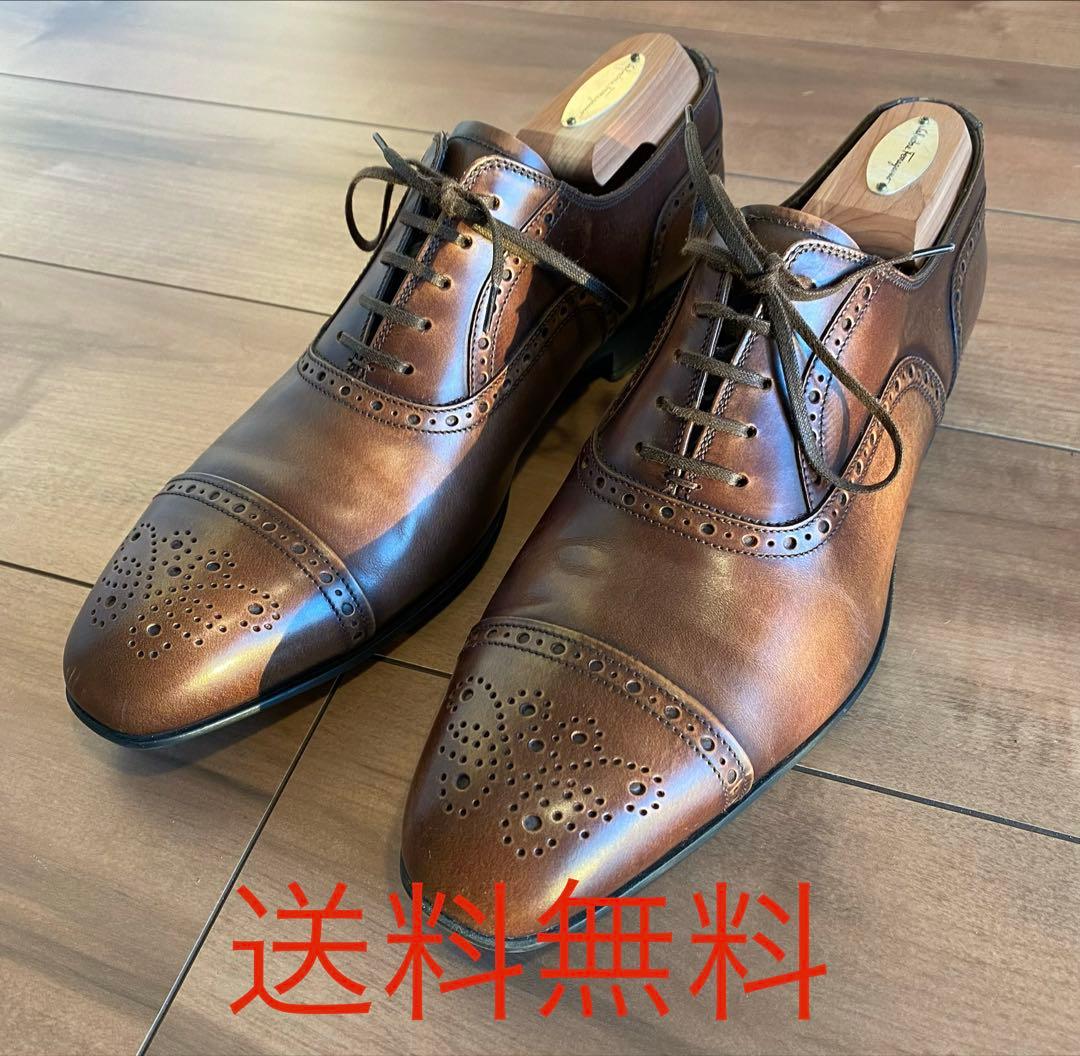 Salvatore Ferragamo ブローグシューズ ブラウン