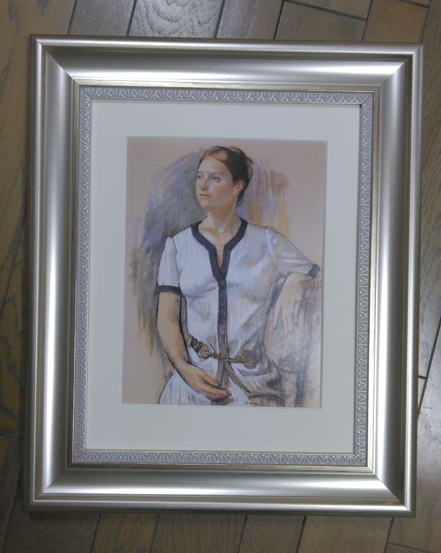 小磯良平シルバー装飾額縁