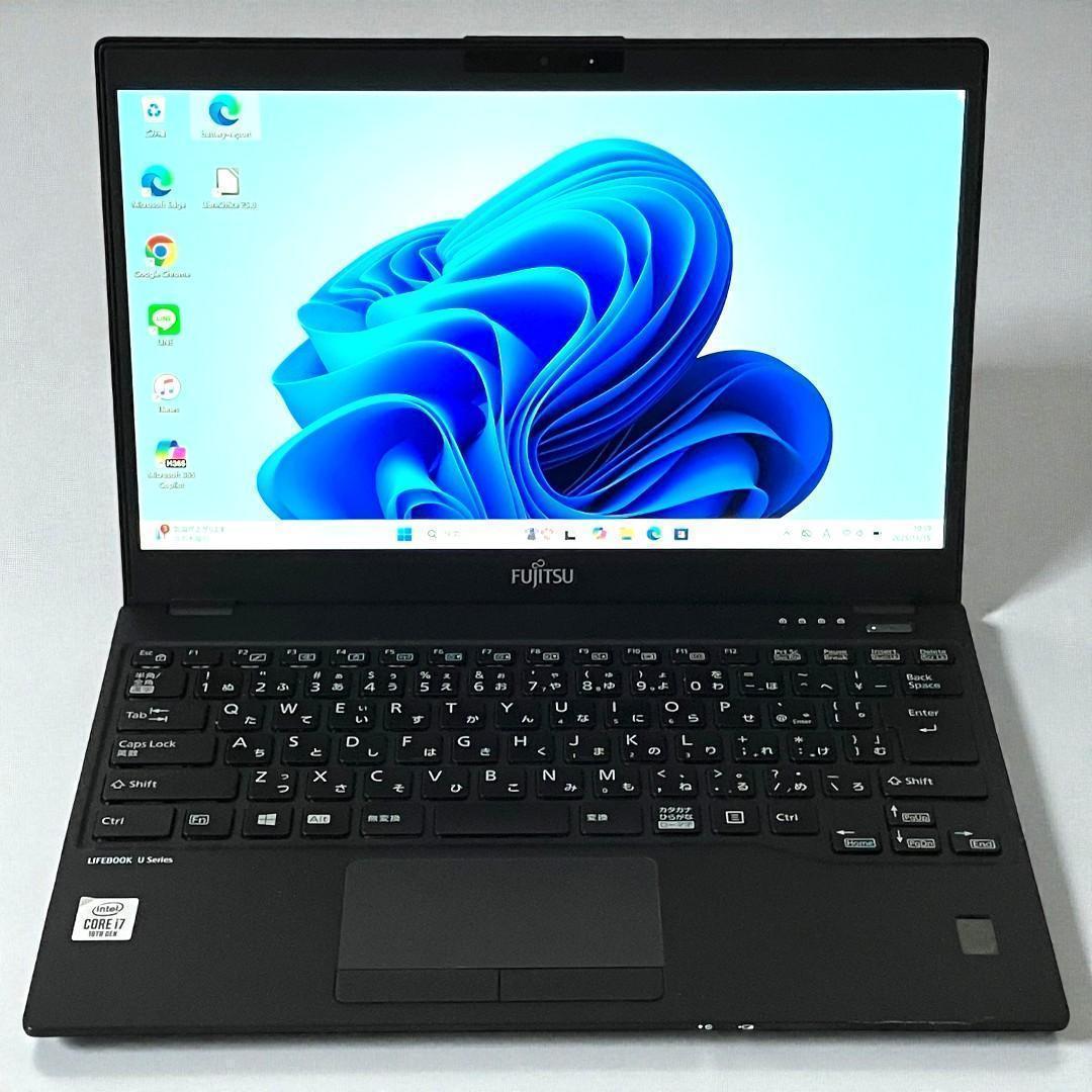 富士通U9310/D/第10世代/ノートパソコン/Core i7/メモリ16GB