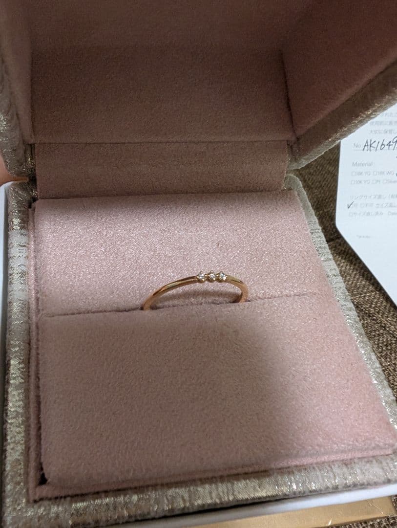 (専用)AHKAH「WEB限定品」 アミュレットリング 18Kピンクゴールド