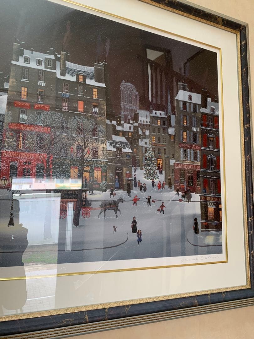 ミシェルドラクロア　クリスマスの休日　シルクスクリーン