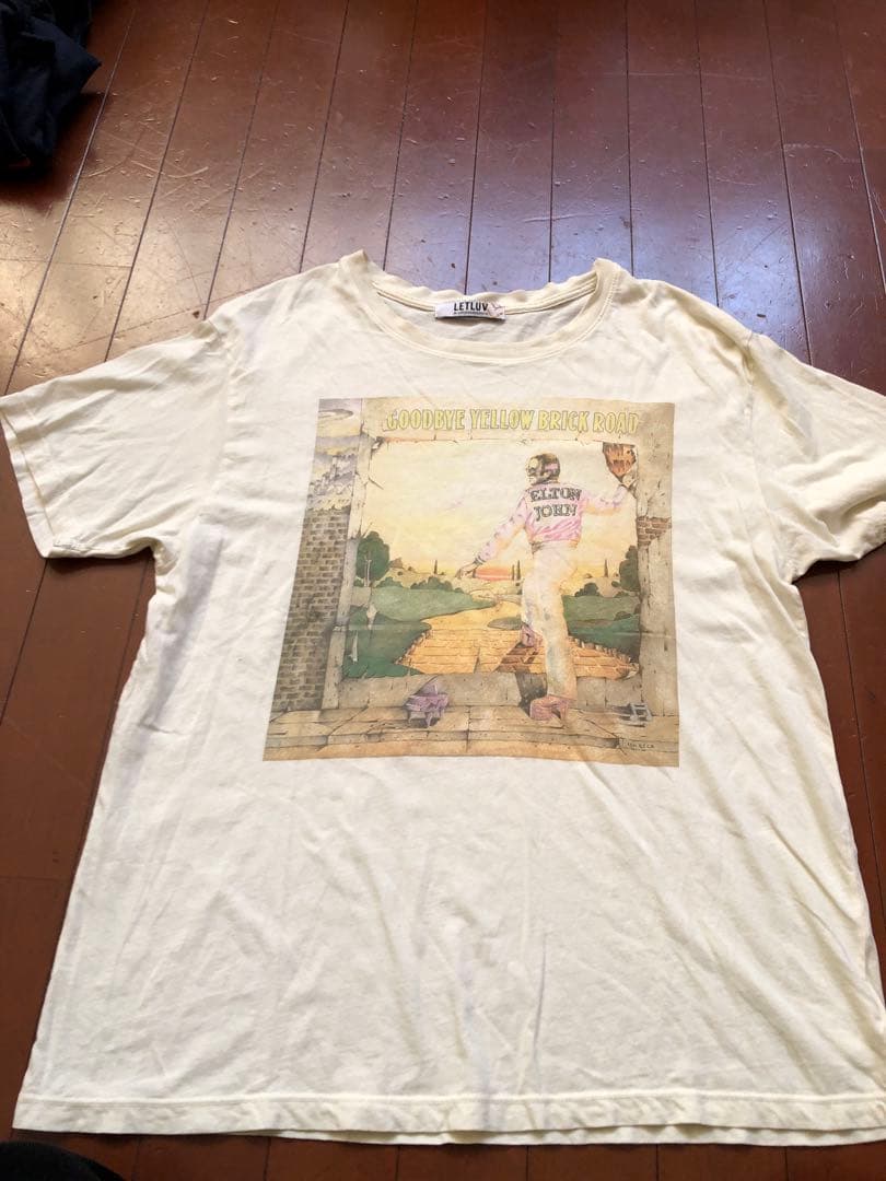 Anthropologie LetLuvEltonJohnエルトンジョンTシャツ