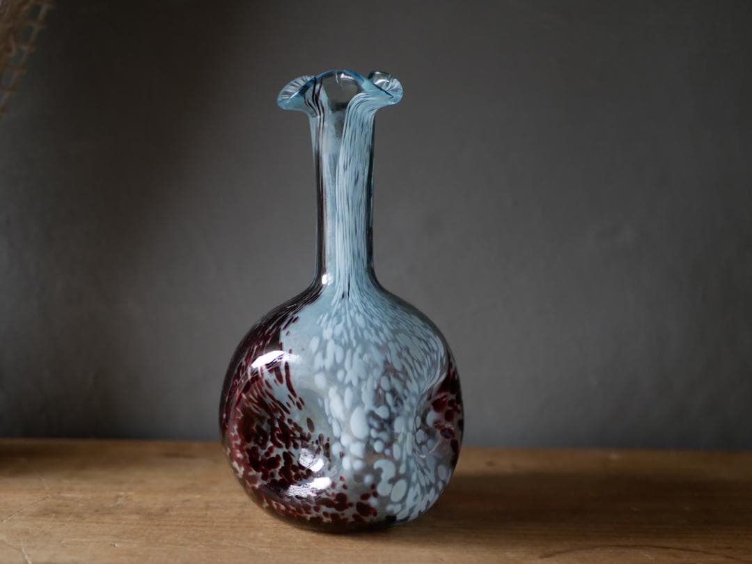 クリシー　フラワーベース　花器　フランスヴィンテージ　ブロカントのある暮らし