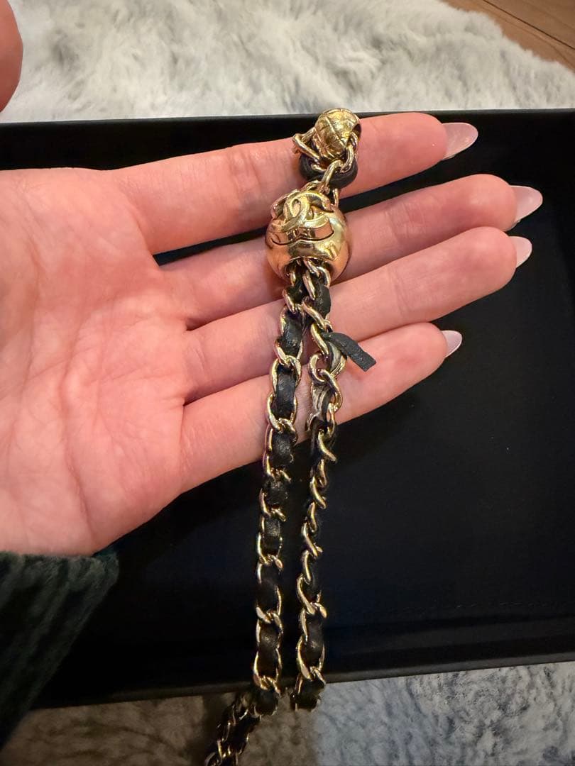 CHANEL キャビアスキン iPhone15promaxケース