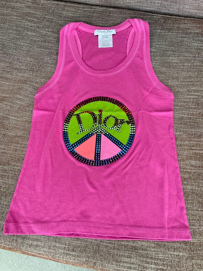 Christian Dior ピンク タンクトップ 42