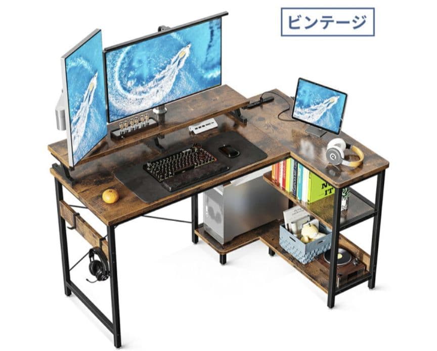 システムデスク　ビンテージカラー　未使用品です！