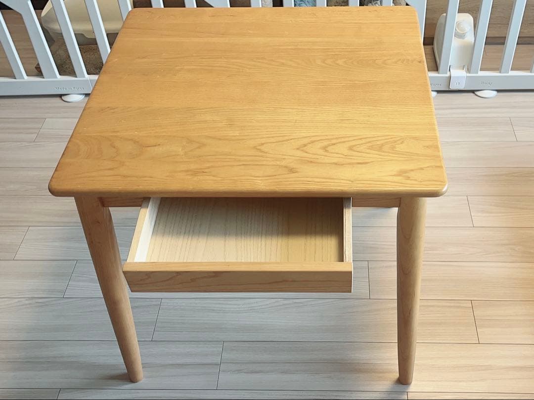 B-company 引き出し付き　ダイニングテーブル 75×70cm