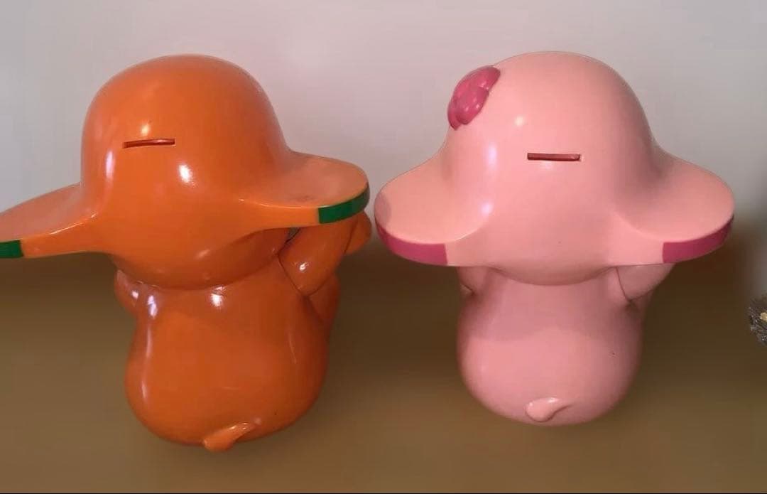 早い者勝ち！まねきサトちゃん サトコちゃん バンク 2体セット 貯金箱