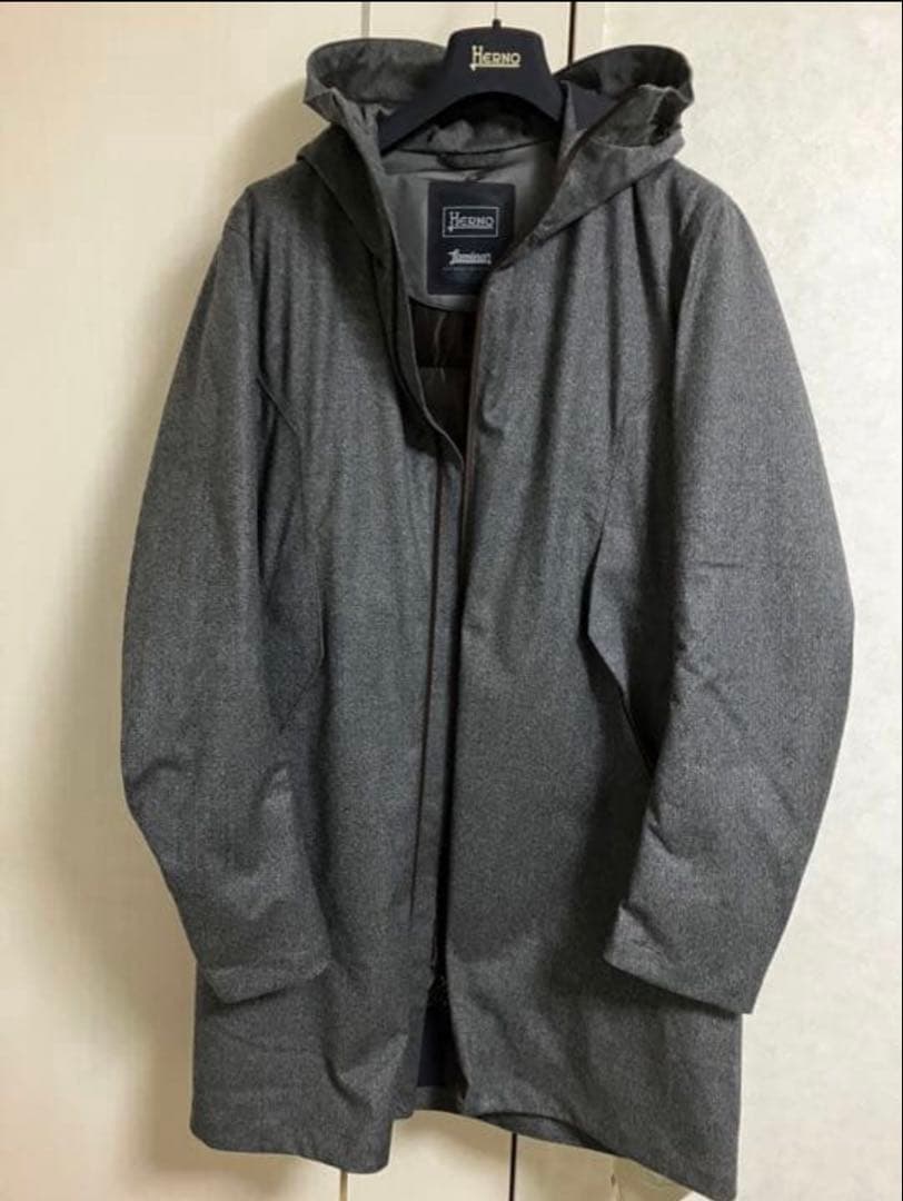 HERNO ヘルノ コート ダークグレー 48