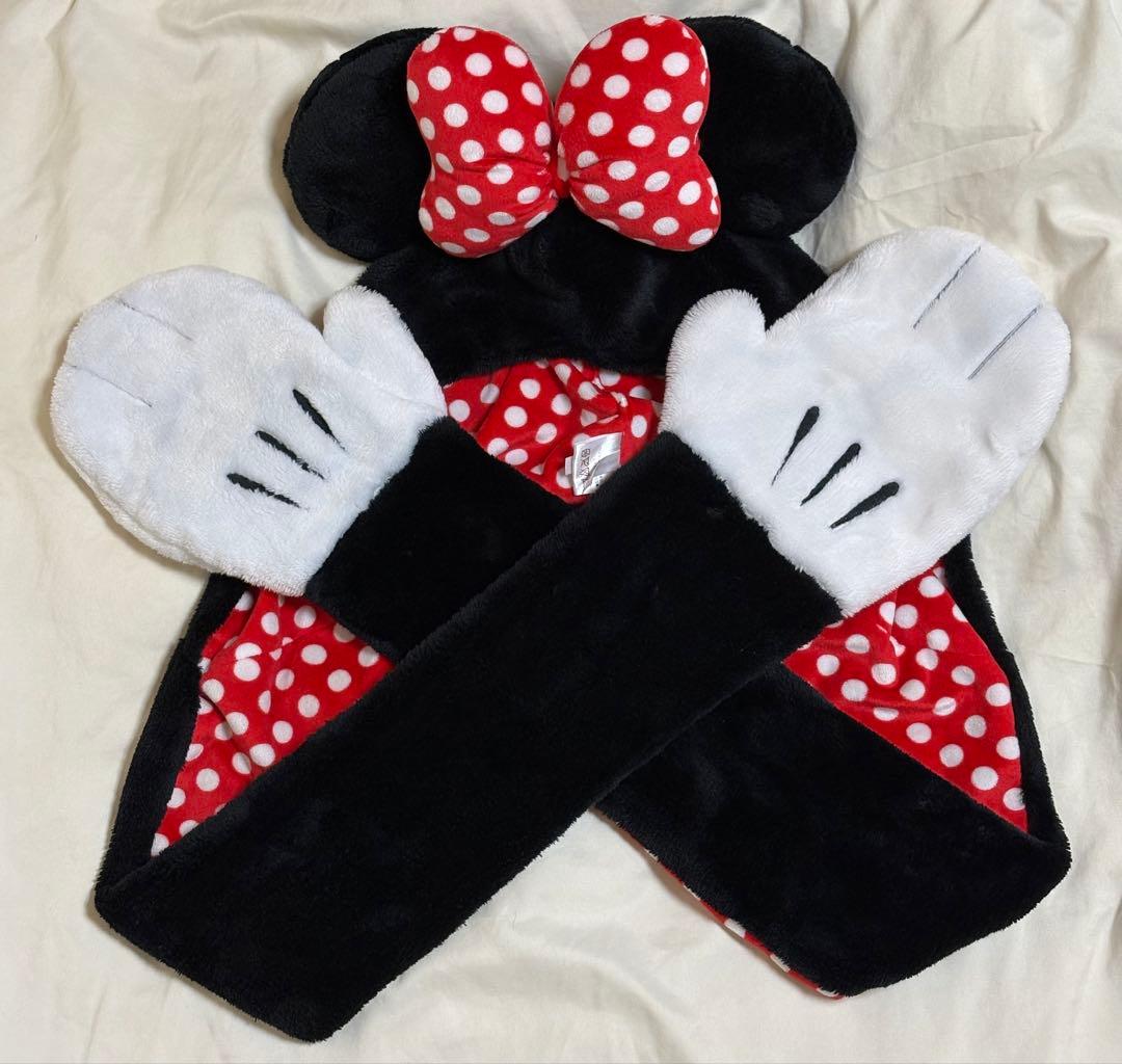 ディズニー マフラーキャップ ミニー