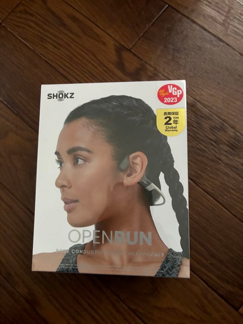 SHOKZ OPEN RUN 骨伝導イヤホン新品未使用未開封6月25日購入品