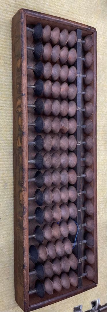 レトロ　木製そろばん