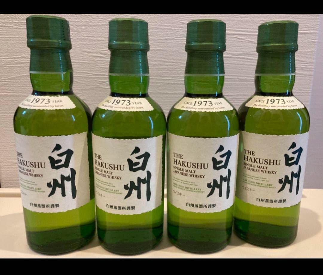 白州ウイスキー 180ml 43% 4本セット