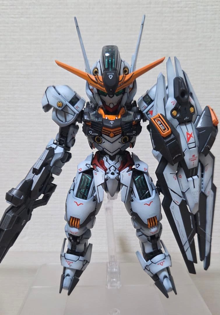 MGSD ガンダムエアリアル　全塗装　ニューガンダム風 完成品