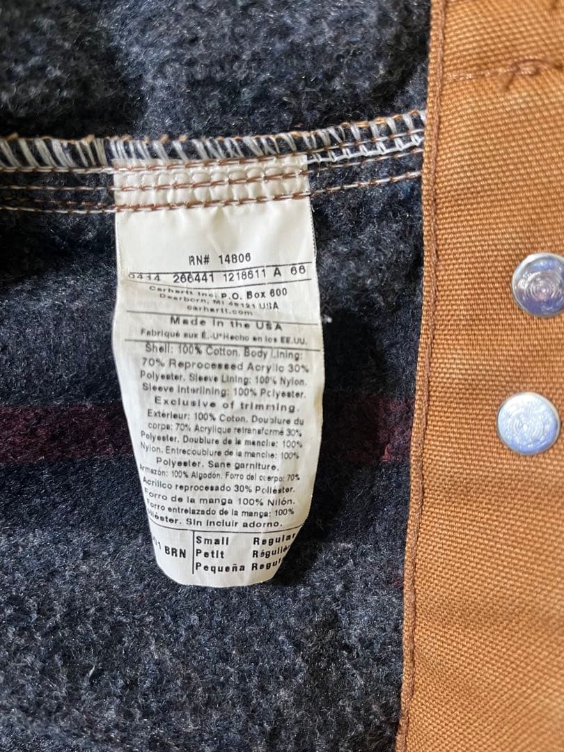 CarharttカーハートデトロイトジャケットJ001 USA製