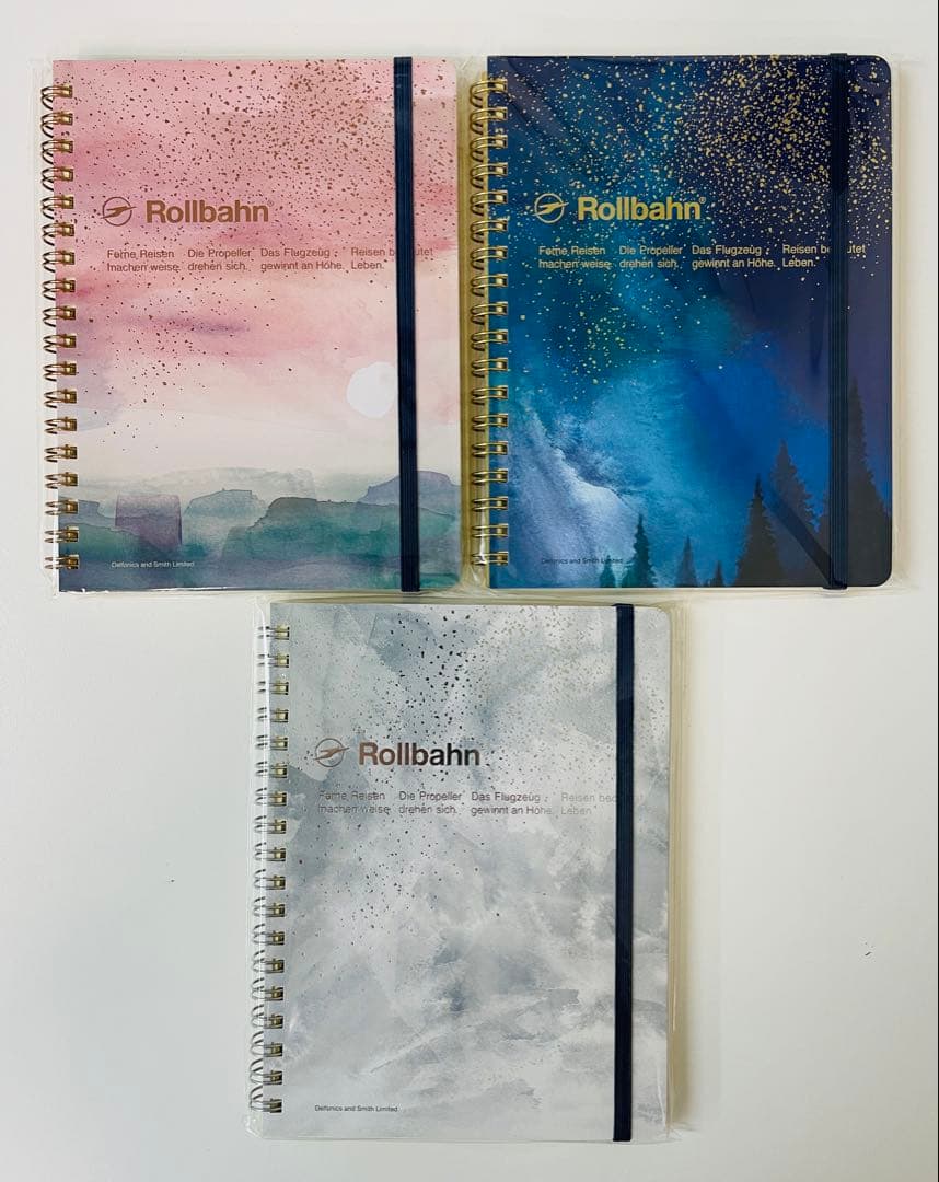 新品未開封★限定ロルバーンL ペイザージュ ピンク ダークブルー ホワイト ３冊