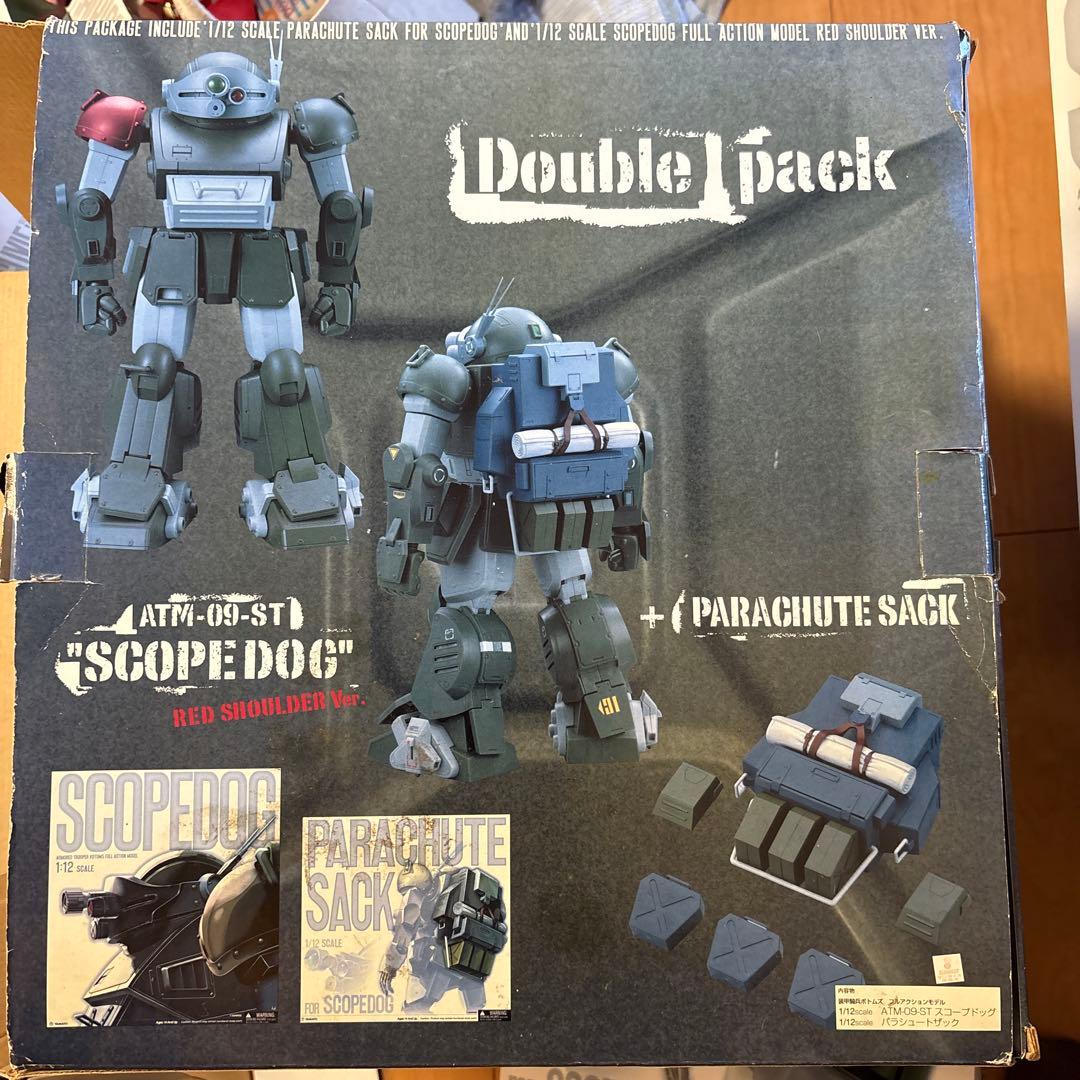 ボトムズ　ダブルパック　フィギュア　1/12スコープドッグ　パラシュートザック