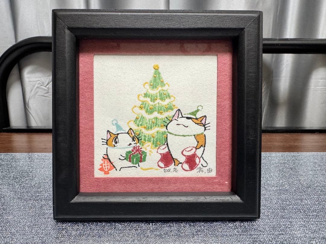 猫舎　クリスマス　原画