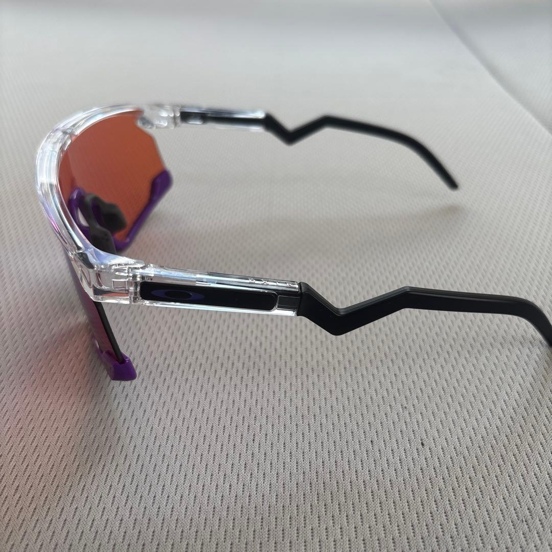 Oakley スポーツサングラス 青紫 レンズ
