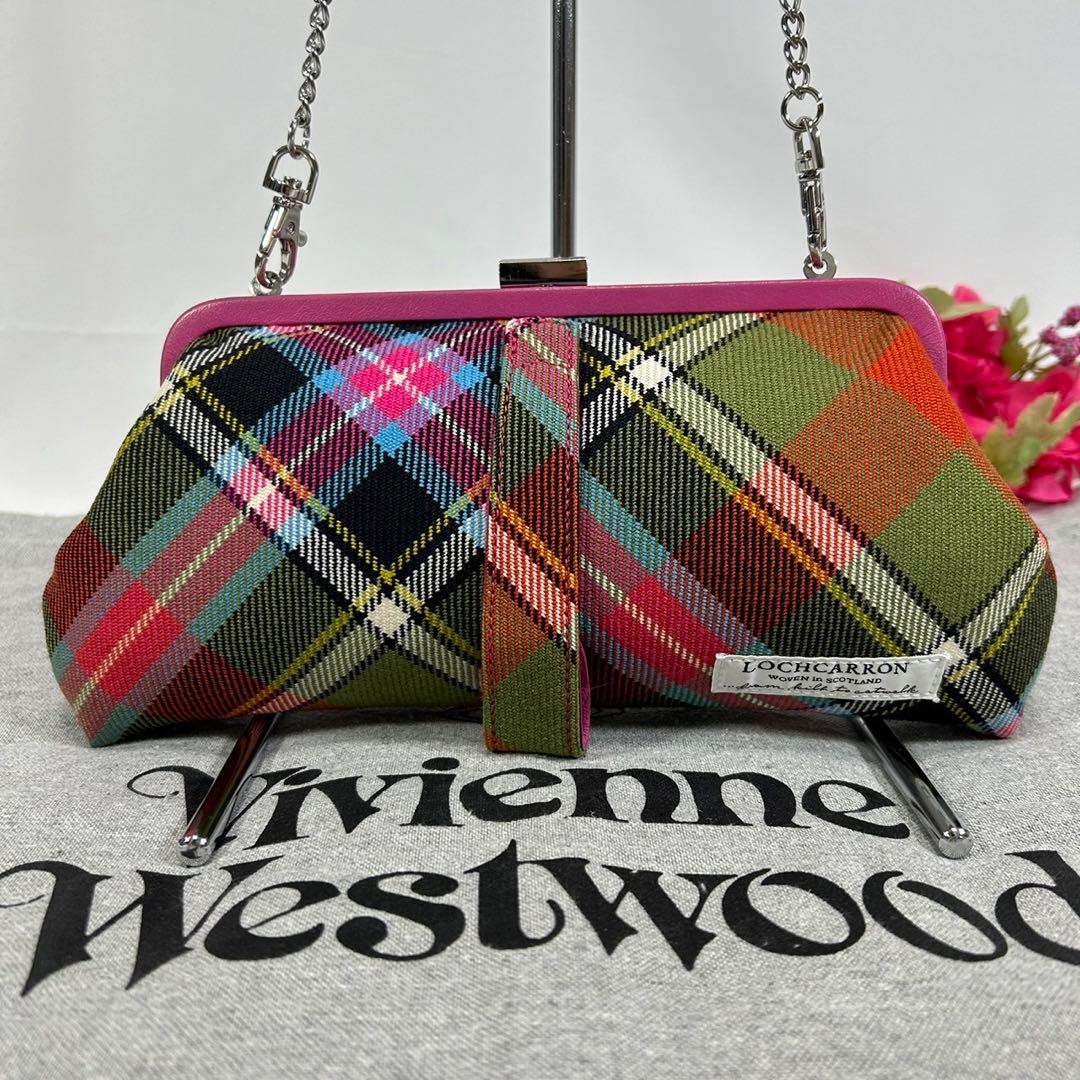 【未使用級】ヴィヴィアンウエストウッド ショルダーバッグ がま口 オーブ 肩掛け