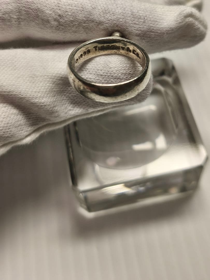 Tiffany & Co. ボールチャームリング　8号　925 750