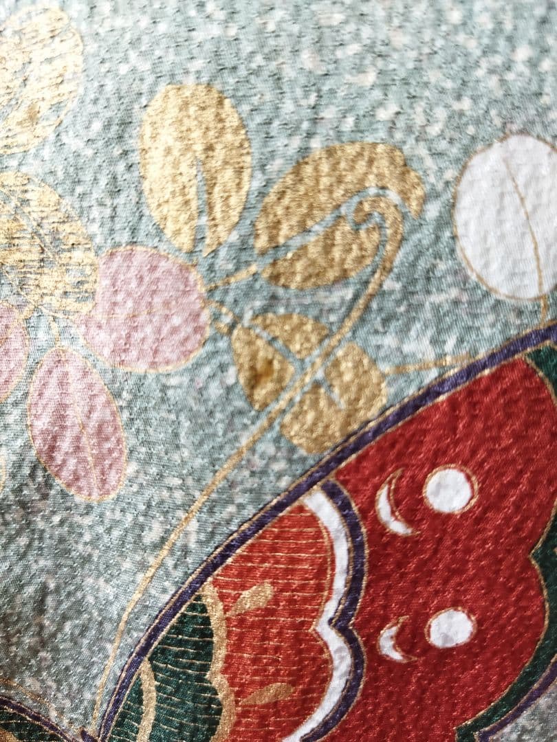 よる様　362.小粋な振袖7点セット　正絹　フルセット　成人式