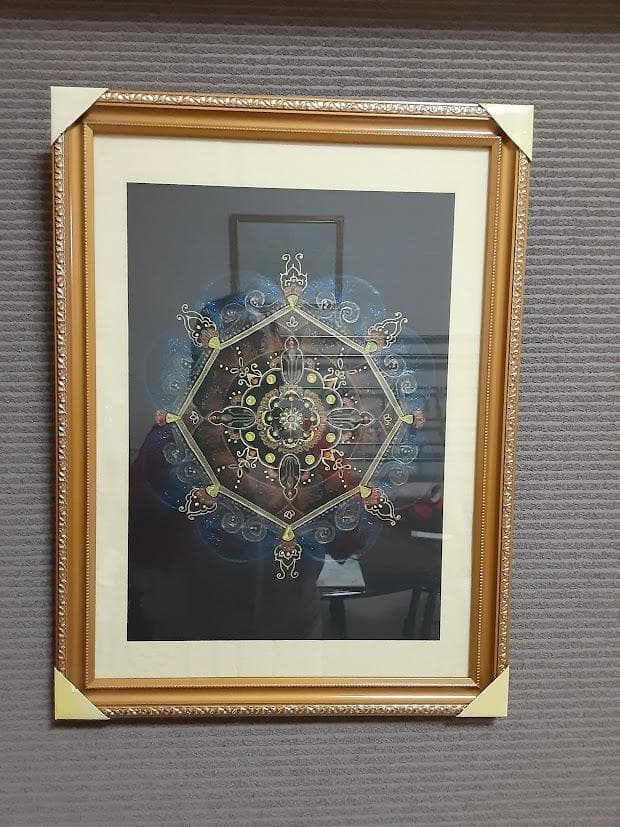 五十嵐由家　曼荼羅画４１５「神性なる場所」