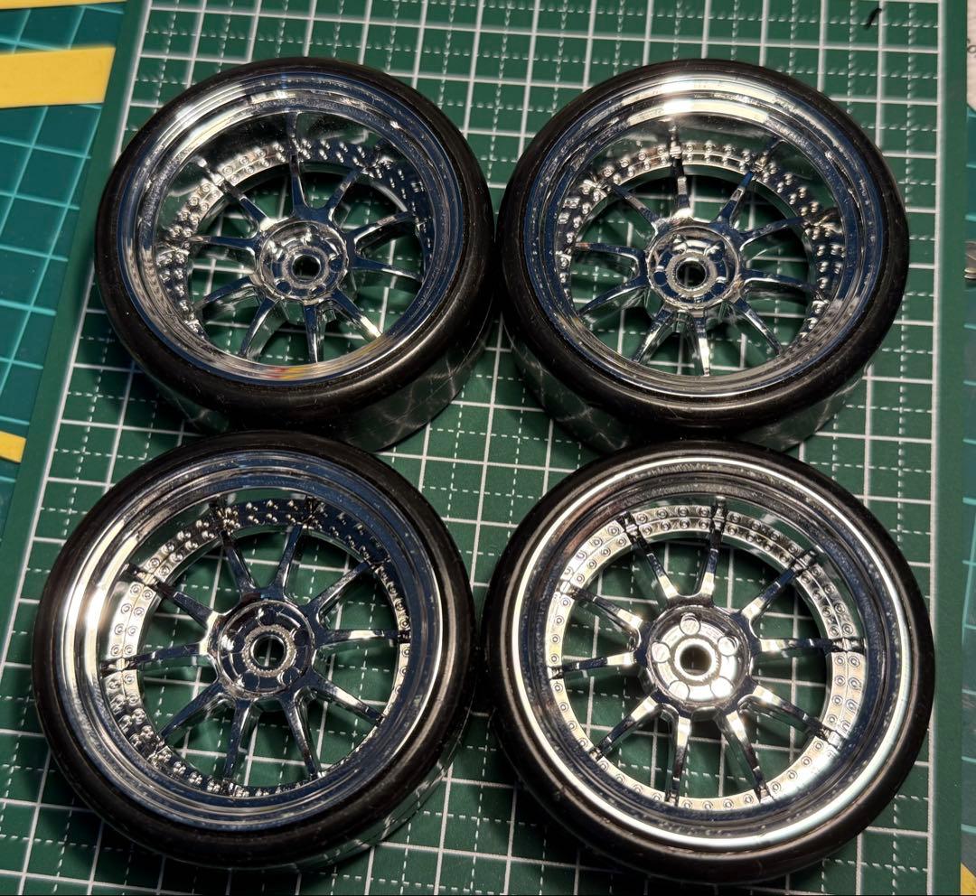 overdose オフセット9 ホイール　ヨコモ　タミヤ